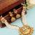   Temple jewellery matte finish necklace sets for wo 
