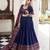 Tussar silk blend Gotta Patti Lace Work Lehenga Set - Full stitched free size