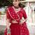  Chanderi  with  Bandhej Print & Lace Touch-Up Lehenga Set - Full stitched free size
