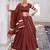 Chanderi with Fine Zari Weaving & Lace Finish Lehenga Set - Full stitched free size