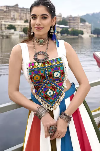 Rayon Gota Patti Detailing Lehenga Set - Full stitched free size