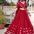  Chanderi  with  Bandhej Print & Lace Touch-Up Lehenga Set - Full stitched free size