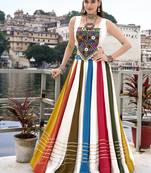 Rayon Gota Patti Detailing Lehenga Set - Full stitched free size