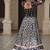 Bandhani Print Faux Georgette Kurti with Kora Cotton Frill Lehenga Set
