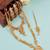  Gold plated heavy long temple jewellery set