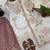 Pink colour pure gmy silk embroidered palazzo suit set with organza dupatta