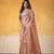 Elegant tissue silk saree with contrast border & matching blouse