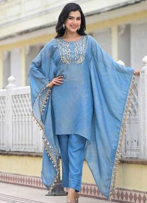 Heavy Shimmer Muslin Kaftan Set 1