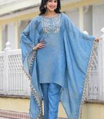 Heavy Shimmer Muslin Kaftan Set
