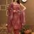 Lin-Cotton Embroidered Suit Set