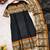 Black jacquard weaving kanchi cotton straight kurta dupatta set