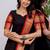 Black jacquard weaving kanchi cotton straight kurta dupatta set