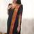 Black jacquard weaving kanchi cotton straight kurta dupatta set