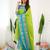 Green jacquard weaving kanchi cotton straight kurta dupatta set
