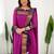 Pink jacquard weaving kanchi cotton straight kurta dupatta set