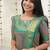 Grey jacquard weaving kanchi cotton straight kurta dupatta set