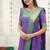 Wine jacquard weaving kanchi cotton straight kurta dupatta set