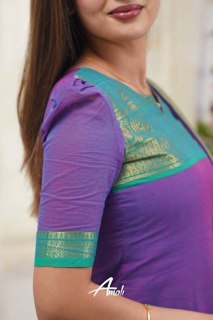 Wine jacquard weaving kanchi cotton straight kurta dupatta set