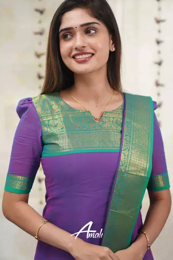 Wine jacquard weaving kanchi cotton straight kurta dupatta set