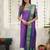 Wine jacquard weaving kanchi cotton straight kurta dupatta set