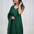 Green jacquard weaving kanchi cotton straight kurta dupatta set
