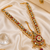 Ruby oval kundan pearl bridal matha patti