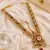 Ruby oval kundan pearl bridal matha patti