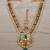 Square cut kundan bridal matha patti