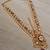 Ruby oval kundan pearl bridal matha patti