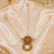 Chandrika floral kundan pearl matha patti