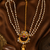 Temple pearl triple strand matha patti