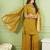 Women's Gorgeous Embroidery Work Sik Fabric Straight Kurta Palazzo and Dupatta Set