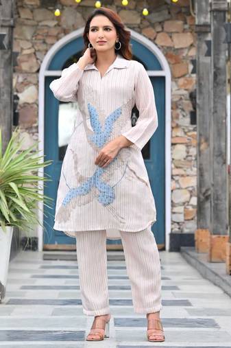 Pure Jacquard Cotton 2 Piece beautiful Embroidery