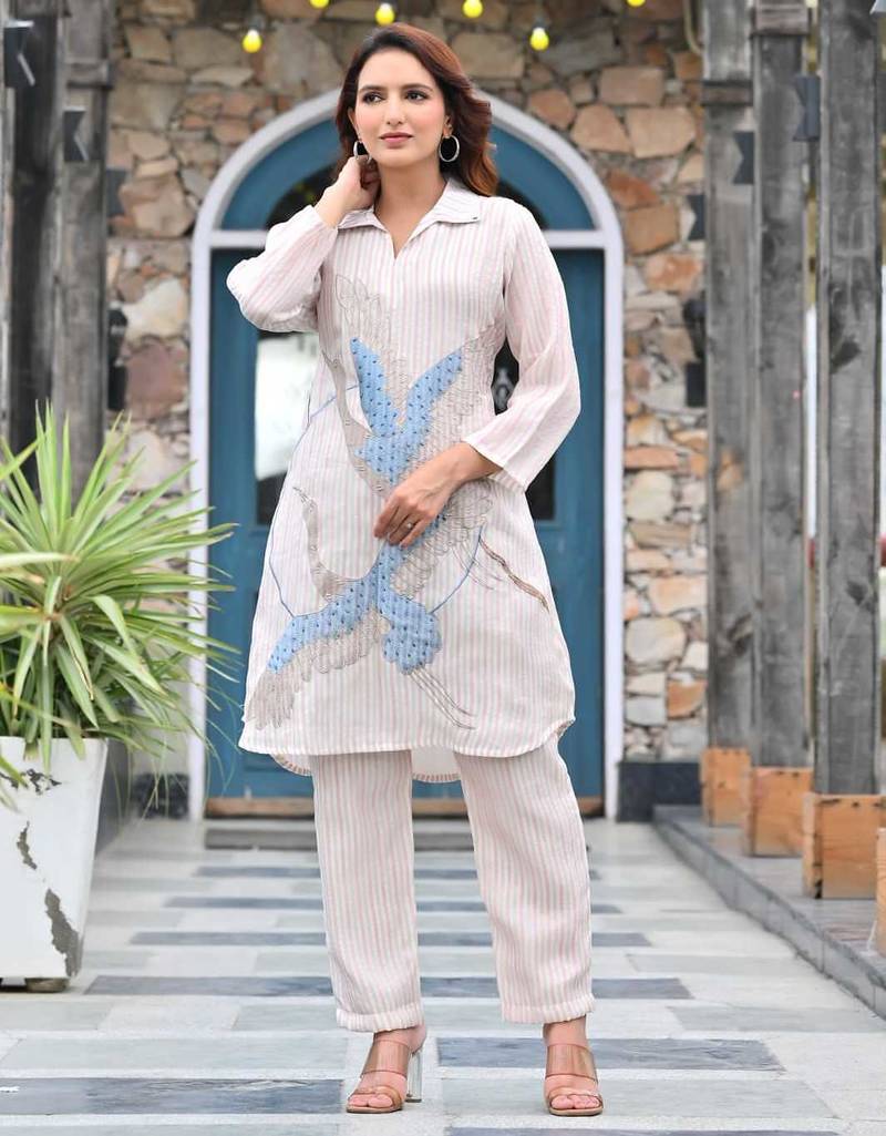 Pure Jacquard Cotton 2 Piece beautiful Embroidery