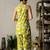 WOMEN FLORAL PRINT STARIGHT co ord set 