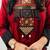 Floral embroidered pure cotton v neck kurta trouser & dupatta set