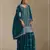 Morpich embroidered chinon palazzo suit