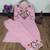 Pink Cotton EMBROIDERY STARIGHT KURTA WITH PANT
