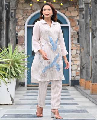 Pure Jacquard Cotton 2 Piece beautiful Embroidery 2
