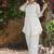 Floral embroidered pure cotton round neck co-ord set
