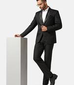 Mens black tuxedo suit