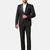 Mens black tuxedo suit