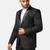 Mens black tuxedo suit