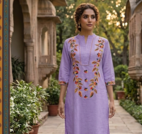 WOMEN COTTON SLAB STARIGHT KURTA WITH PANT 
