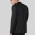 Mens black bandhgala suit