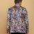 Mens printed bandhgala blazer