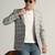 Mens light grey checked tweed blazer