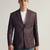 Mens red checked tweed blazer