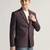 Mens red checked tweed blazer