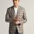 Mens multi checked tweed blazer